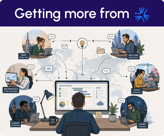 Private community project coordination tip card