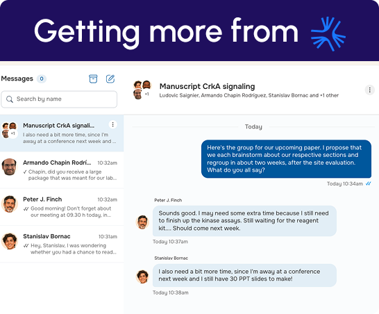 Group chat collaboration tip card